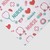 White Nurse Life Seamless Pattern (1) 薄葉紙 (詳細)