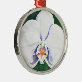 White Orchid メタルオーナメント (右)