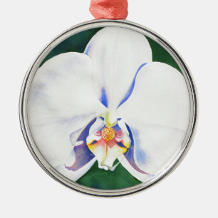 White Orchid メタルオーナメント