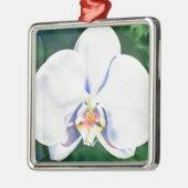 White Orchid メタルオーナメント (左)