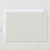 White Orchid Floral 60th Birthday Party 招待状 (裏面)