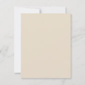 White Orchid Flowers Art Note Card Set  ノートカード (裏面)