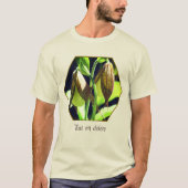 White Orchid Lady Slipper Flower Pair Personalized Tシャツ (正面)