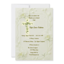 White Orchid & Vine Baptism 