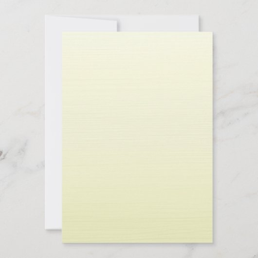 White Orchid & Vine Baptism  招待状 (裏面)