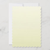 White Orchid & Vine Baptism  招待状 (裏面)