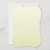 White Orchid & Vine Baptism  招待状 (裏面)