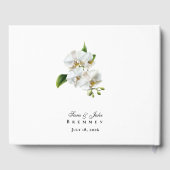 White Orchid Wedding ゲストブック (裏面)
