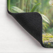 White Orchids and Bamboo マウスパッド (コーナー)