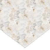 White orchids on a light cream ショートテーブルランナー (コーナー)