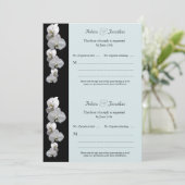 White Orchids RSVP 招待状 (スタンド正面)