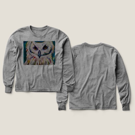 White Owl Sweatshirt (デザイン 正面＆背面)