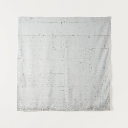 White painted concrete wall concrete タペストリー (正面)