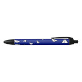 White paper planes on blue 黒ボールペン (トップ)