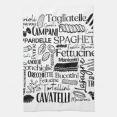 White Pasta  キッチンタオル (縦)