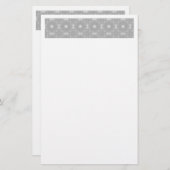 White Pattern 便箋 (正面/裏面)