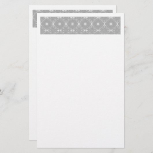 White Pattern 便箋 (正面/裏面)