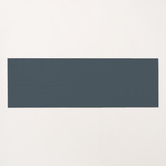 White Paw Print Dog Silhouette Pattern Fabric ヨガマット (裏面(横))