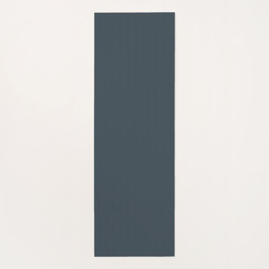 White Paw Print Dog Silhouette Pattern Fabric ヨガマット (裏面)