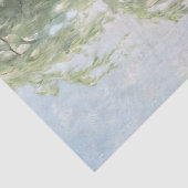 White Peacock by the Willow Decoupage 薄葉紙 (詳細)