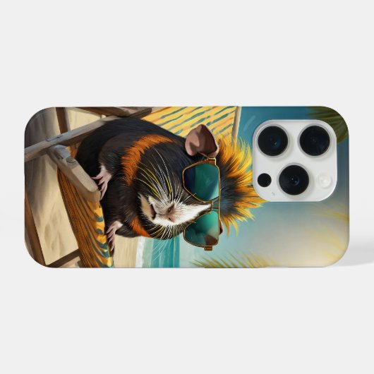 White Peacock iPhoneケース (裏面横)