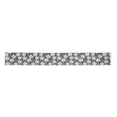 White Pearls in Flower Pattern サテンリボン (正面)