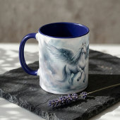 White Pegasus Wings Soft Blue Sky Dreamscape マグカップ