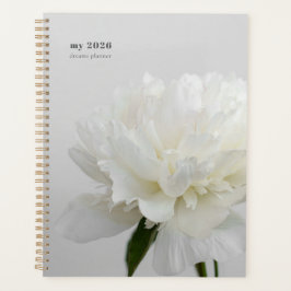 White Peony Minimalist Planner プランナー手帳