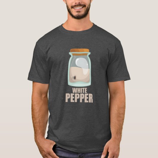 White Pepper Spice Flavor Food Cooking boy Tシャツ (正面)