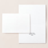 White Personalized – あなたのロゴとテキストを表示 箔カード (ディスプレー)