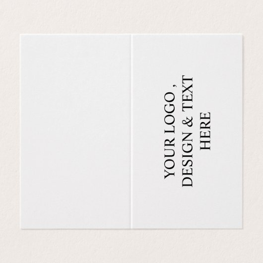 White Personalized Your Logo & Text Here  (外部フラット)