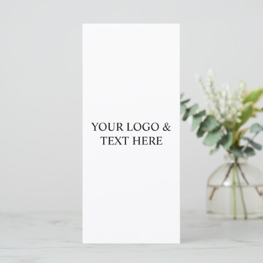White Personalized – Your Logo & Text Here (スタンド正面)