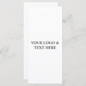 White Personalized – Your Logo & Text Here (正面/裏面)
