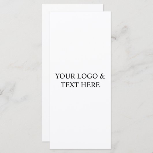 White Personalized – Your Logo & Text Here (正面/裏面)