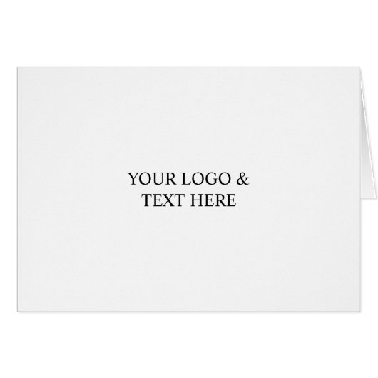 White Personalized – Your Logo & Text Here (正面横)