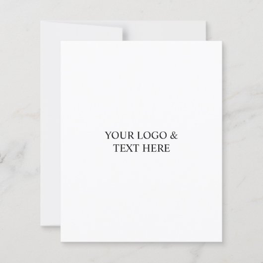 White Personalized – Your Logo & Text Here (正面)