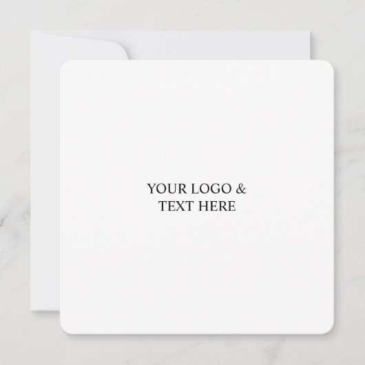 White Personalized – Your Logo & Text Here (正面)