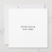 White Personalized – Your Logo & Text Here (正面)