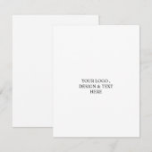 White Personalized – Your Logo & Text Here (正面/裏面)