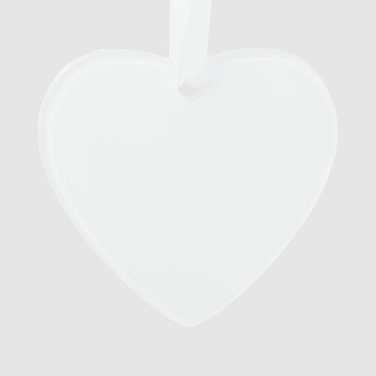 White Personalized – Your Logo & Text Here オーナメント (裏面)