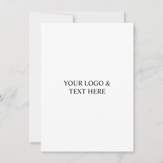 White Personalized – Your Logo & Text Here シーズンカード (正面)