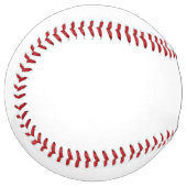 White Personalized – Your Logo & Text Here ソフトボール (正面左)