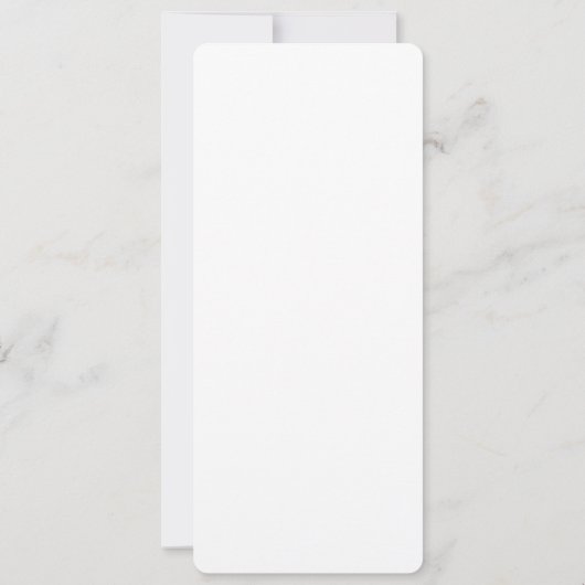 White Personalized – Your Logo & Text Here 招待状 (裏面)