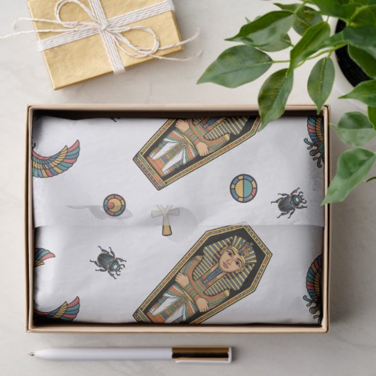 🤍 White Pharaoh Mummy Tissue Paper 🎃👑 薄葉紙 (ギフト)