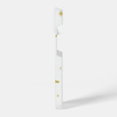 ⭐ White Phone Case with Big Yellow “M” & Stars iPhoneケース (左側面)