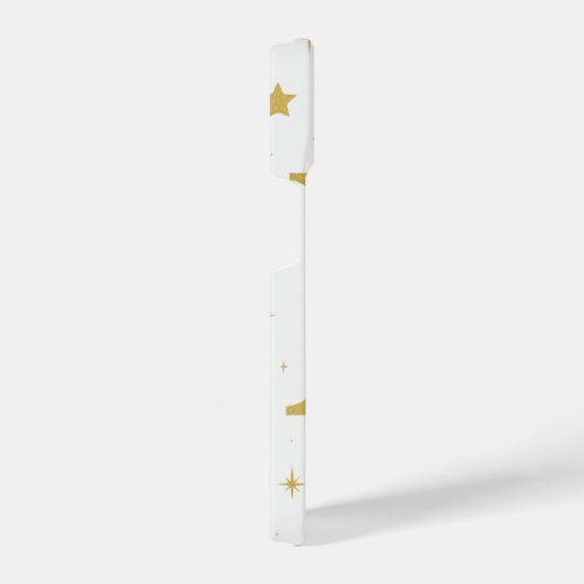 ⭐ White Phone Case with Big Yellow “M” & Stars iPhoneケース (右側面)