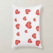 White pillow  アクセントクッション (正面(垂直))