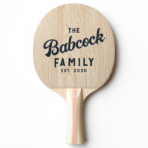 White Pine Retro Family Name & Year