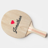 White Pine Vintage Heart Signature 卓球ラケット (横)