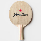 White Pine Vintage Star Signature 卓球ラケット (裏面)